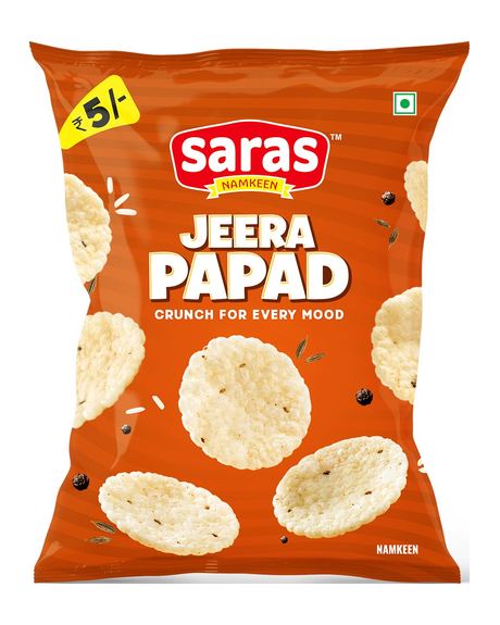 Saras Jeera Papad pack